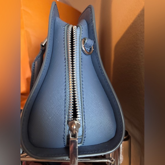 PRE-OWNED Tory Burch Robinson Double-Zip Mini Tote - Picture 9 of 10